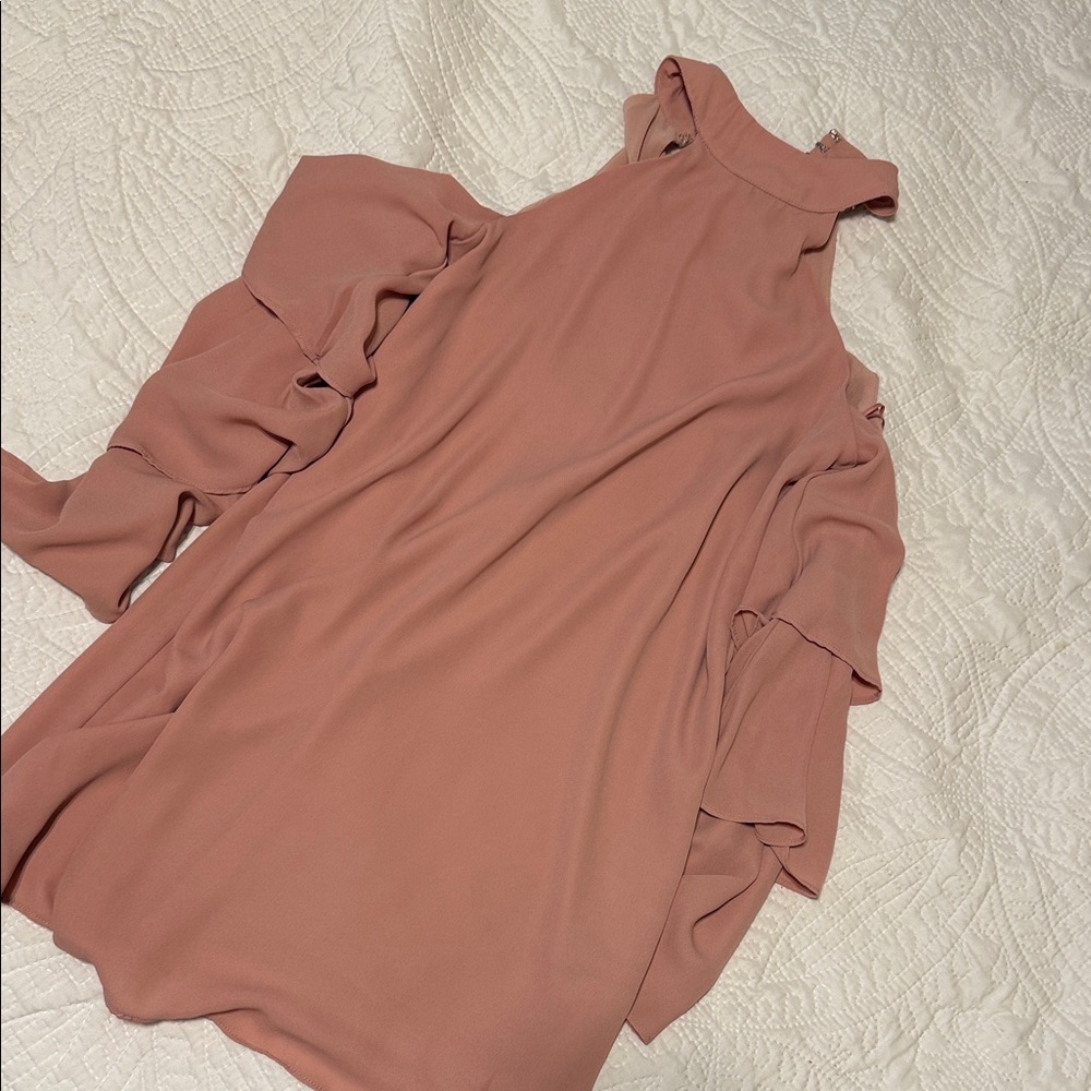 Olivaceous Pink Mini Dress